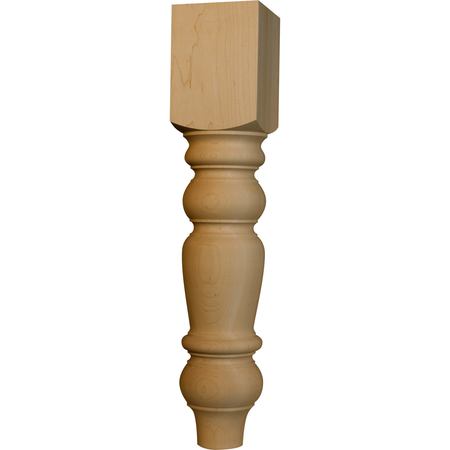 OSBORNE WOOD PRODUCTS 29 x 5 Husky Dining Table Leg in Alder 1109A